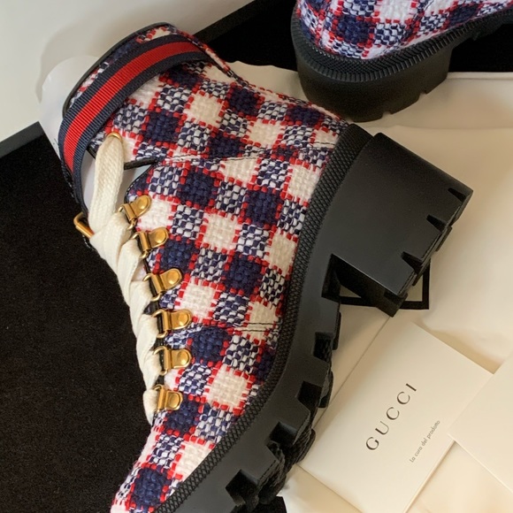 GUCCI TRIP ANKLE BOOTS - Picture 5 of 15